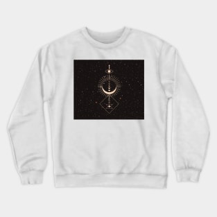 Moon Phases Symbol Crewneck Sweatshirt
